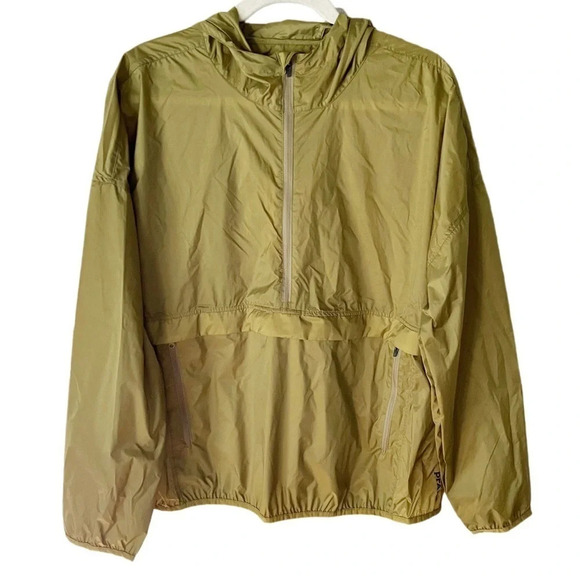 prAna Whistler Anorak Windbreaker Jacket in Sweet Grass Green L NWT - Picture 1 of 10